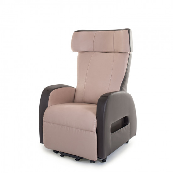 SALJOL Aufsteh-/ Ruhesessel CLUB2 Beige/Braun