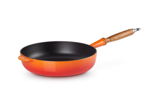 Le Creuset Gusseisen Sautè Pfanne 28 cm Ofenrot Induktion