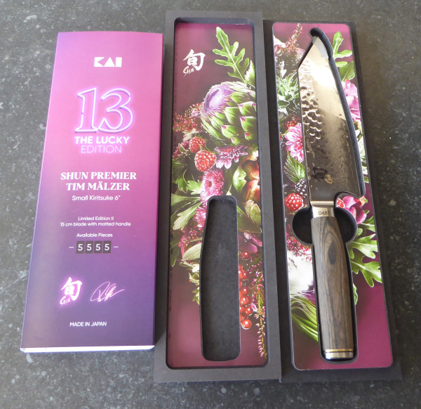KAI Kiritsuke TIM MÄLZER TDM-1784 Klinge 15,0 cm AUF 5.555 LIMITIERT