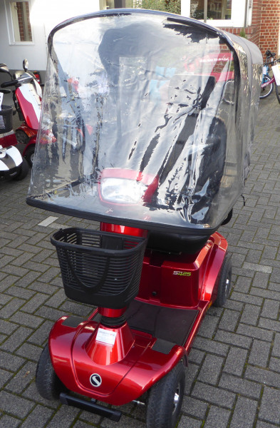 Sonnen- und Regenverdeck für Elektroscooter, klappbar
