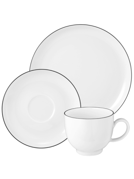 Kaffeeservice LIDO BLACK LINE 18-tlg.