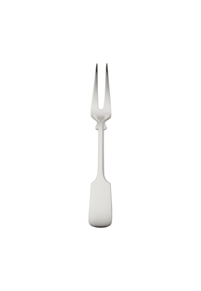 Robbe & Berking Fleischgabel, groß Alt Spaten 925 Sterling-Silber