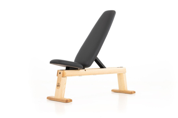 NOHrD WeightBench Esche Fitness-Hantelbank mit Echtleder SOFORT LIEFERBAR!!!