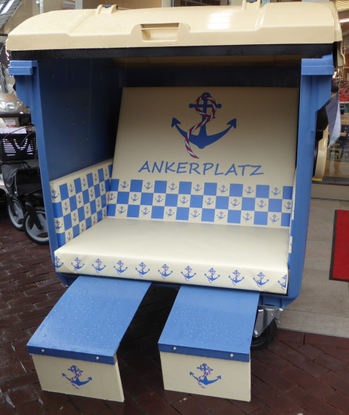Herforder Werkstätten Sonnentonne Strandkorb Ankerplatz AUSSTELLUNGSSTÜCK