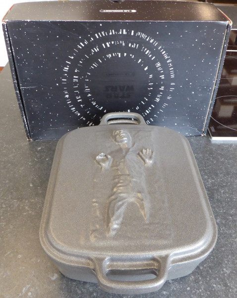 Le Creuset Bratreine HAN SOLO 33 cm Stone Limitierte STAR WARS Edition