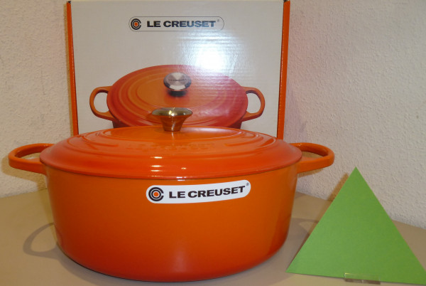 Le Creuset Bräter Signature, oval, 35 cm, 8,9 Liter, Ofenrot